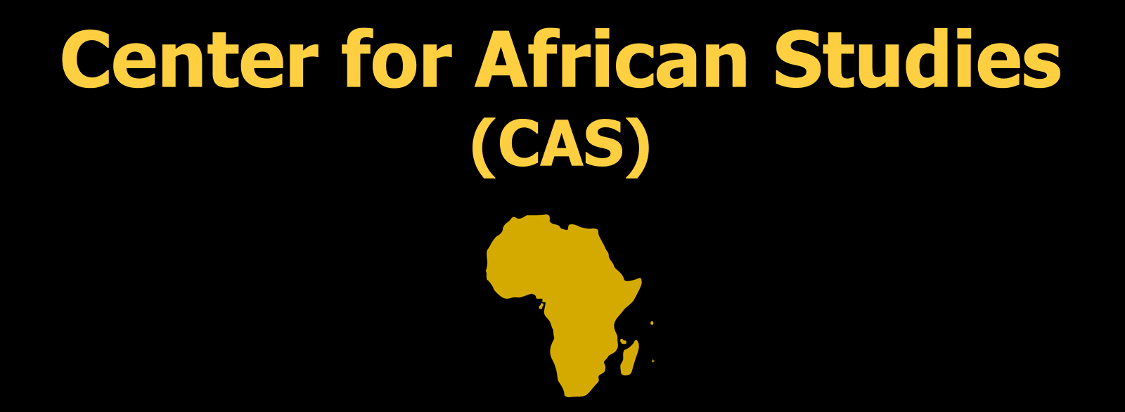 Center for African Studies (CAS) without logo